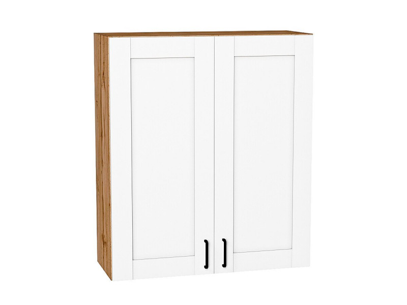 Кухня 920*800*Шкаф верхний с 2-мя дверцами Лофт Super White/Дуб Вотан