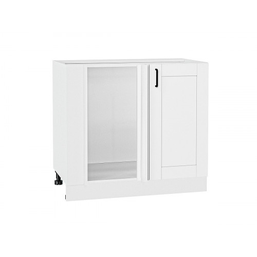 816*890*Шкаф нижний угловой Лофт Super White/Белый